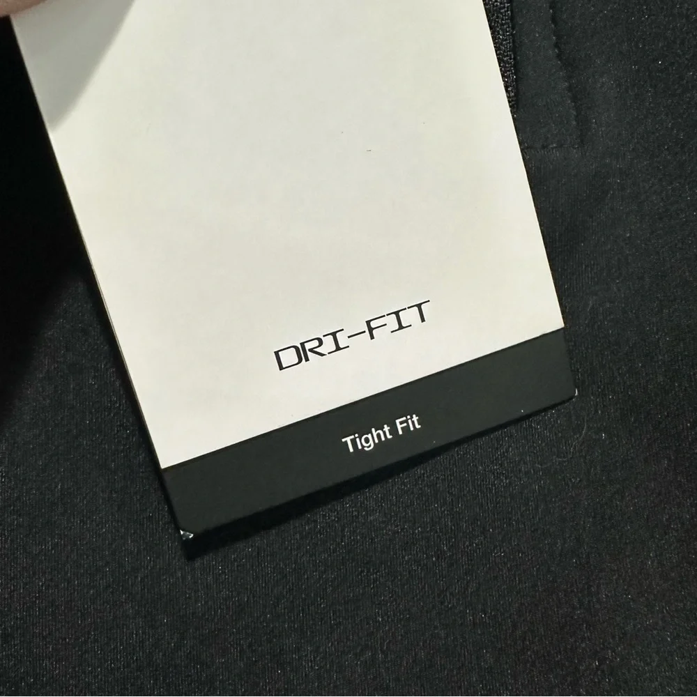 NEW Nike Dri Fit Tight Fit Training Sports Cropped Tank Black Size XXL